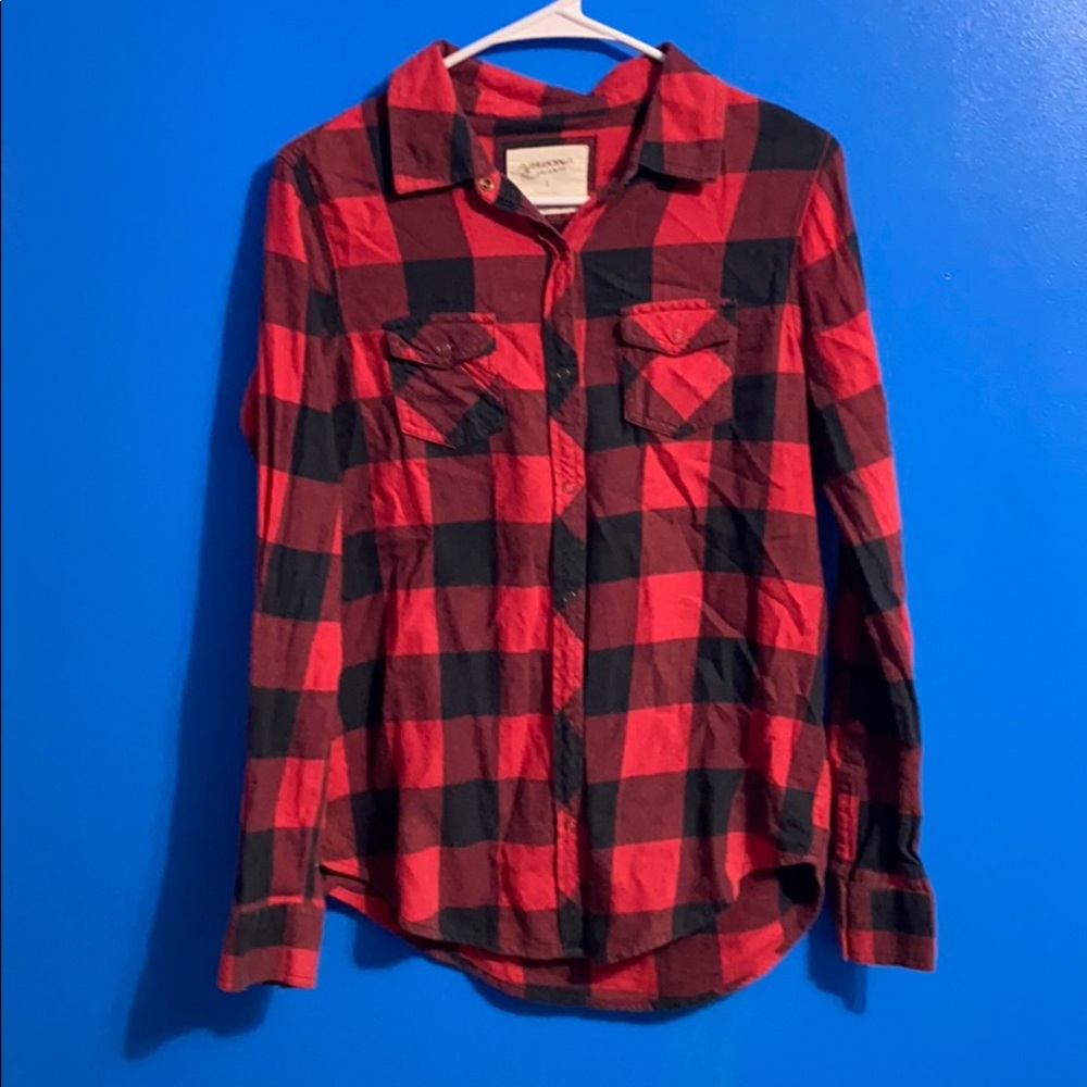 Women’s flannel button up